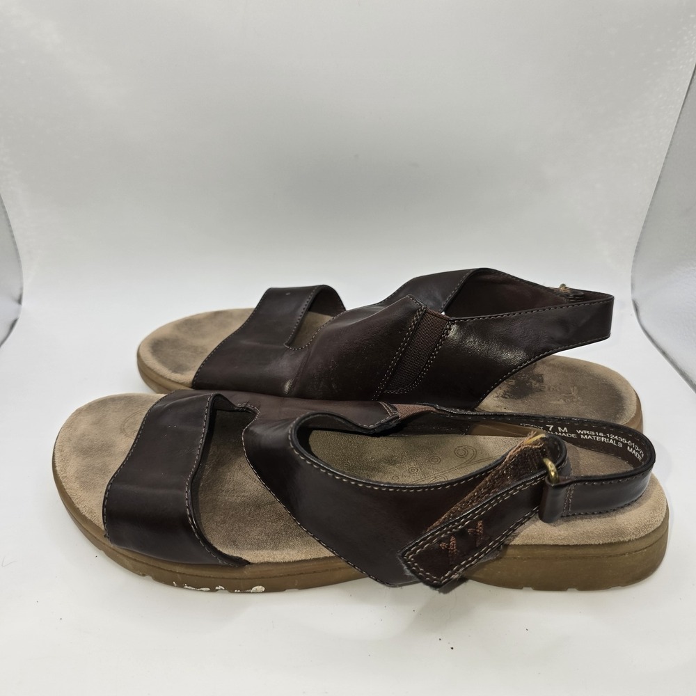 BEARPAW Havily Women's Size 7 Brown Slingback Comfort Sandals‎